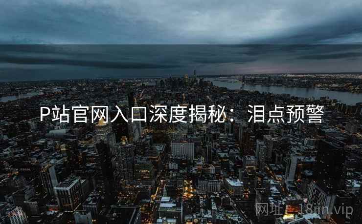 P站官网入口深度揭秘：泪点预警